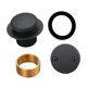 thumbnail image 5 of Punta de desagüe para bañera, tapón para lavabo de baño, práctico desagüe antiobstrucción para lavabo Negro, 5 of 9