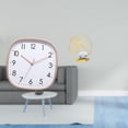 thumbnail image 2 of Reloj de pared para dormitorio, reloj de pared digital grande y sencillo, estatua de hoja, adorno para dormitorio, escultura, figura adecuada para dec, 2 of 8