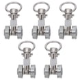 thumbnail image 4 of 5 Pcs Rouleau de Rail de Rideau Poulies de Rideau en Métal Accessoires de Rideau Maison, 4 of 9