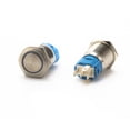 thumbnail image 5 of 16mm metal button switch ring light with light waterproof light LED self-locking reset button 1NO1NC, 5 of 5