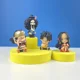thumbnail image 4 of Figuras de acción de One Piece Zoro, Luffy, Sanji sentado, Robin Nami Brook Chopper, 8,5 CM, PVC, versión Q, modelo de decoración de coche, 14 estilos1291, 4 of 5