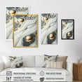 thumbnail image 4 of Designart Abstract Geode Gold And White Marble IV Canvas Wall Art, 4 of 5