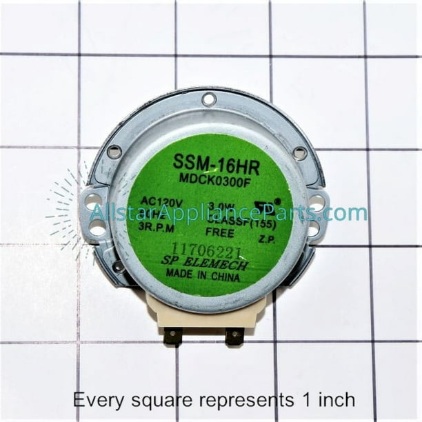 GE Microwave Turntable Motor WB26X10168