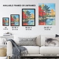 thumbnail image 3 of Artery8 Lake Forest Colourful Trees Japanese Woodblock Living Room Large Wall Art Poster Print Thick Paper 18X24 Inch, 3 of 3