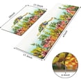 thumbnail image 2 of Kitchen Mats 2 PCS, Anti Fatigue Kitchen Mats for Floor, Waterproof Non Slip Kitchen Rugs Cushioned Foam Standing Mat for Laundry, Sink, Oven, Desk, Office (Turtle), 2 of 6