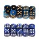 thumbnail image 1 of 2 Juegos de Resina Cuadrada de Seis D6 16mm Dados Redondeados Estándar Mueren 2 Colores Hugo Dados de 6 caras, 1 of 10