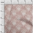 thumbnail image 1 of oneOone Cotton Cambric Rose Brown Fabric Floral Mandala Fabric For Sewing Printed Craft Fabric By The Yard 56 Inch Wide, 1 of 4