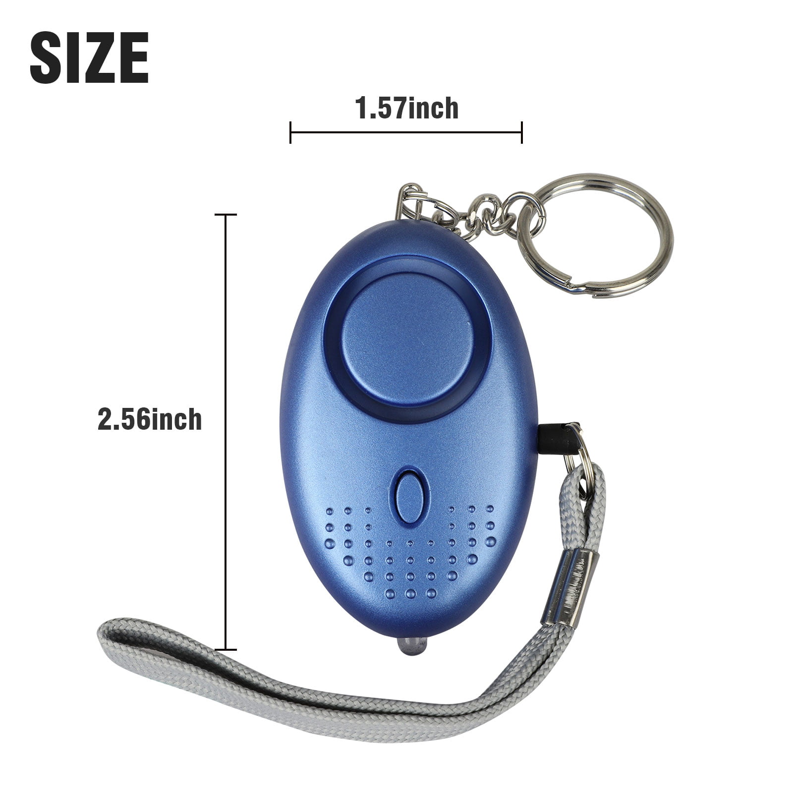 New 140db Emergency Personal Safety Alarm Keychain Self Defense for Elderly Kids 