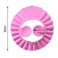 thumbnail image 3 of 3Pcs Baby Shower Caps,3 Colors Baby Bathing Hat Kids Adjustable Shower Cap Kids Wash Hair Shield with Ear Protection--, 3 of 5