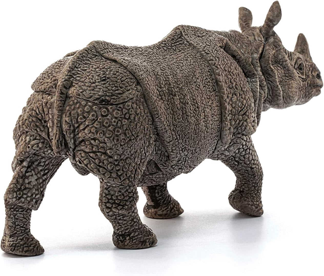Schleich Wild Life - Indian Rhinoceros Animal Figurine - Durable Rhino Figure - Kids Ages 3+