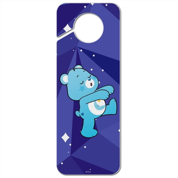 Care Bears: Unlock the Magic Grumpy Bear Bedtime Plastic Door Knob Hanger Sign