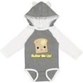 thumbnail image 3 of Inktastic Butter Me Up Toast Boys or Girls Long Sleeve Baby Bodysuit, 3 of 5