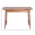 thumbnail image 2 of Casartis Living Clara 31" Farmhouse Wood Writing Desk in Natural, 2 of 5
