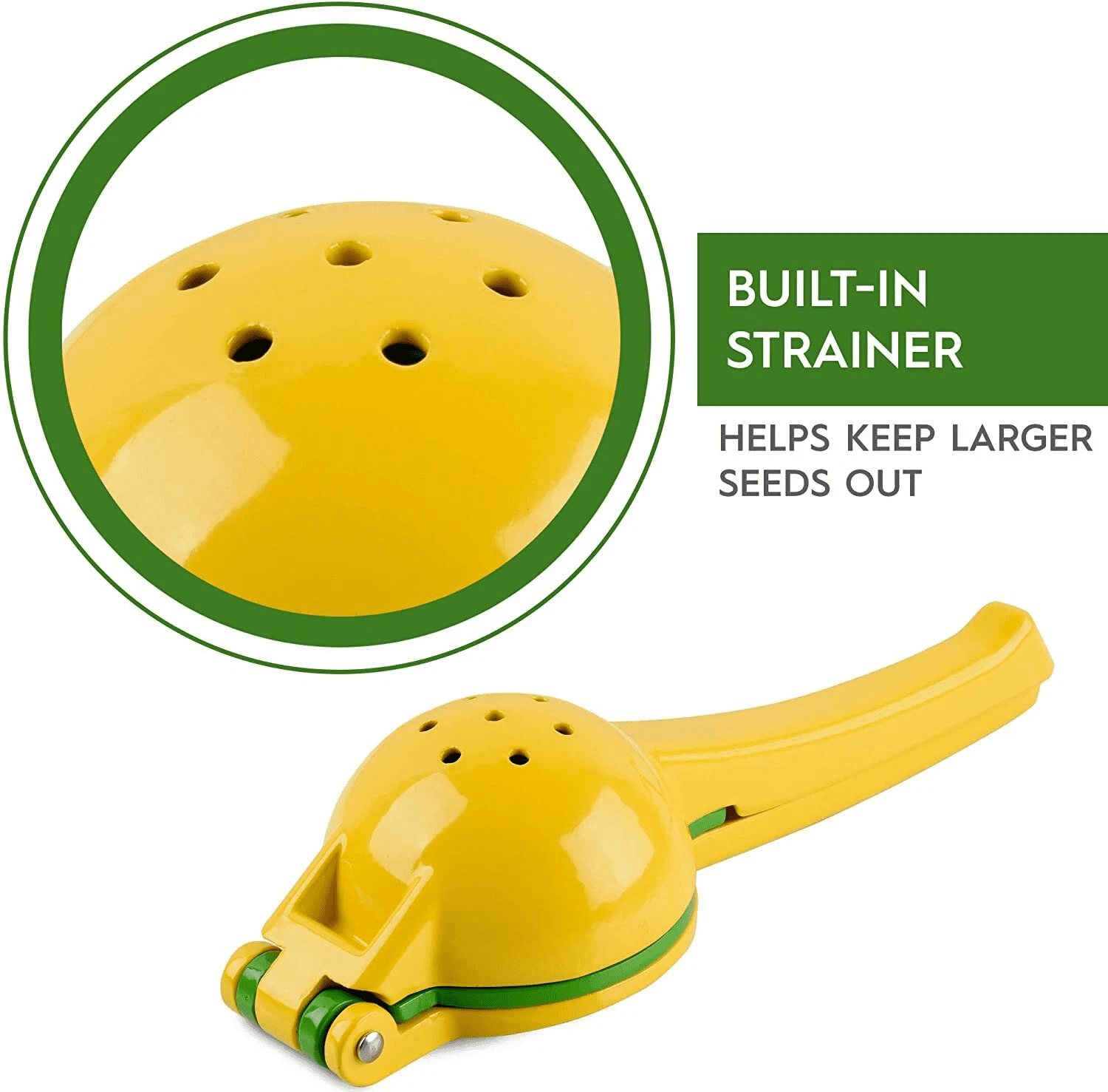 Lemon Squeezers Juicer Manual Press 2 in 1 Metal Lime Citrus Fruit Extractor