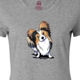 thumbnail image 4 of Inktastic Tricolor Papillon Women's T-Shirt, 4 of 5