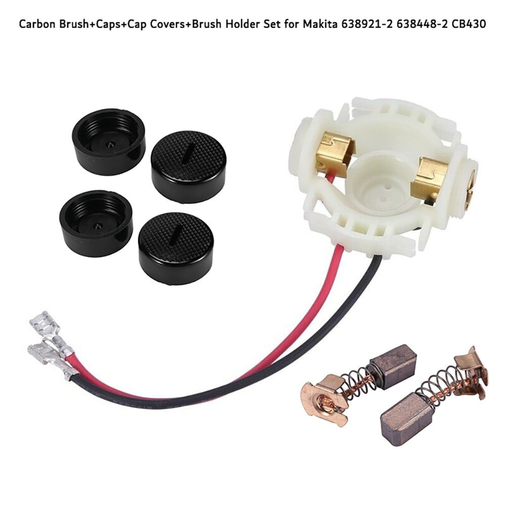 Carbon-Brushes-Holder Set Kit For Makita 638921-2 CB430 BGA450 BGA452 BJS160