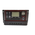 thumbnail image 4 of 12V/24V 10A Compact Solar Charge-Discharge Controller with Light-Time Control, USB Port & Black Housing - Easy-to-Use for Beginners & Pros, Efficient Energy Management for Versatile Solar Applications, 4 of 5