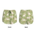 thumbnail image 5 of Picia Cute Rabbit And Flower Pattern Women's 2 in 1 Athletic Running Shorts High Waisted Workout Casual Gym Sweat Shorts with Comfy Liner Zipper Pockets-X-Large, 5 of 9