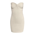 thumbnail image 4 of Birdeem Robe Tube en Tricot de Laine pour Femmes, Coupe Ajustée, Haute Extensibilité, 4 of 5