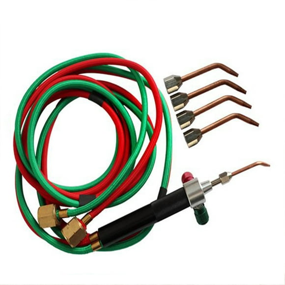 SUTENG Jewelry Repairing Torch Mini Gas Torch Micro Torch Oxygen Acetylene Welding Torch with 5 Tips (Mini Gas Torch)