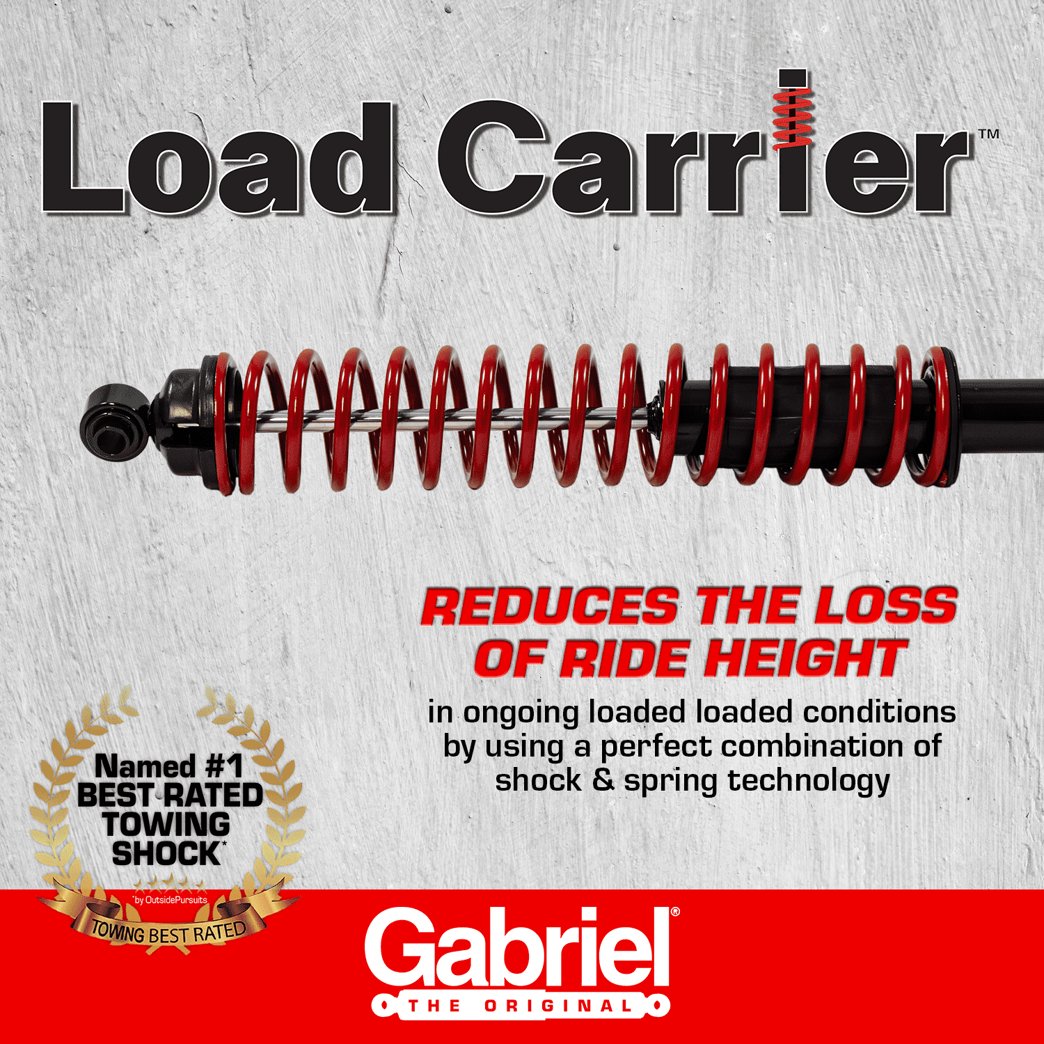 Gabriel 34051 Load Carrier Front Towing Shock Absorbers Fits Chevrolet S10; Buick Century; Cadillac Seville; GMC Jimmy S15; Isuzu Hombre; Oldsmobile Cutlass; Pontiac; Firebird; Toyota Pickup (1 Pair)