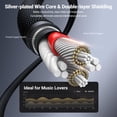thumbnail image 3 of Cable de audio UGREEN estéreo macho a macho de 3,5 mm, 3 m, trenzado de nailon, 3 of 9