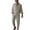 Khaki, variant on Mens Linen Sets 2 Piece Outfits Yoga Tracksuit Long Sleeve Button Down Shirt and Elastic Waist Pants Set for Men Lounge Matching Sets on Clearance White XXL
