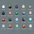 thumbnail image 5 of 8x10mm Chakra Crystal Stone Water Drop CAB Flatback Cabochon Beads for Jewelry, 5 of 9