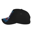 thumbnail image 5 of XMXT Baseball Cap, Eat Sleep Games Print Pattern Sun Hats for Men, One Size Black, 5 of 9