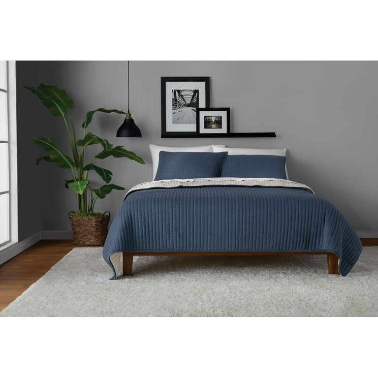 Free Shipping! Mainstays Extra Soft Jersey Reversible Quilt