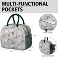 thumbnail image 6 of Womens Pioneer Flower Floral Print Pattern Lunch Box for Work,Insulated Lunch Bag for Women,Loncheras Para Mujer,Leakproof Adult Lunch Bag for Work,Beach,Travel,Picnic,Camping, 6 of 7