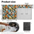 thumbnail image 7 of Drydeepin 60s 70s Groovy Hippie Daisy Car Seat Cover Towel Backseat Rear Bench Towel Seat Covers Non-Slip Universal Fit for Sedan Trucks Van SUV, Automotive Seat Protector, 7 of 7
