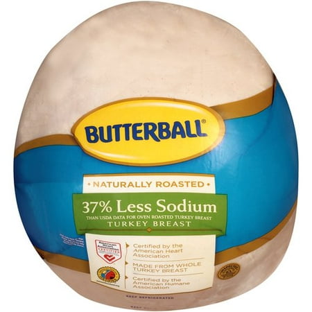 turkey low butterball breast deli salt sliced 1lb