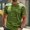 Green, variant on Summer T Shirts for Man Mesh Workout Short Sleeve Shirts Quick Dry Solid Classic Fit Crew Neck Pullover Tops
