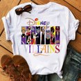 thumbnail image 1 of Camiseta de princesa de villano de Disney para mujer, camiseta gráfica de villano de dibujos animados Kawaii, camiseta Unisex, camiseta de Anime Harajuku para mujer, 1 of 5