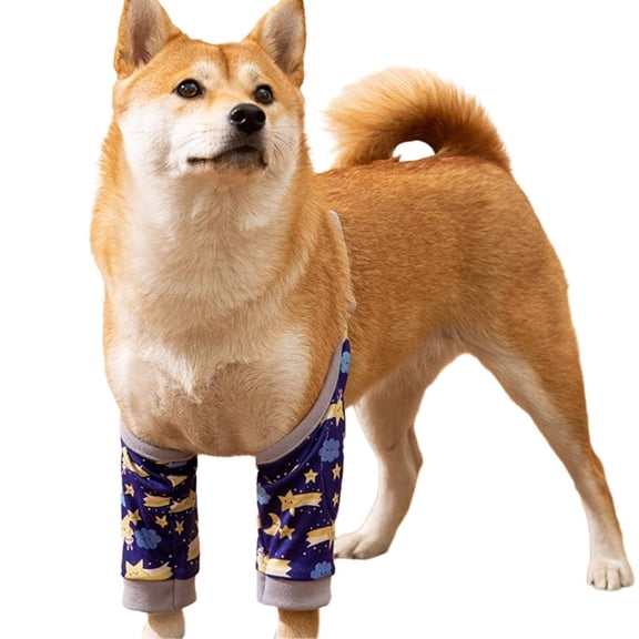 Giaone Injuries Prevent Dogs Elbow Brace Soft Padded Dog Front Leg Hock Brace Sleeves