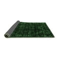 thumbnail image 2 of Ahgly Company Indoor Rectangle Abstract Emerald Green Modern Area Rugs, 2' x 3', 2 of 4