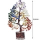 thumbnail image 3 of Xihbxyly Árbol de Cristal, Piedras Curativas de Los 7 Chakras, Bonsái Del Dinero, Decoración de Energía Positiva, Decoración para El Hogar y La Oficina, Idea de Regalo Espiritual, 25-27 Cm de Altura,, 3 of 7