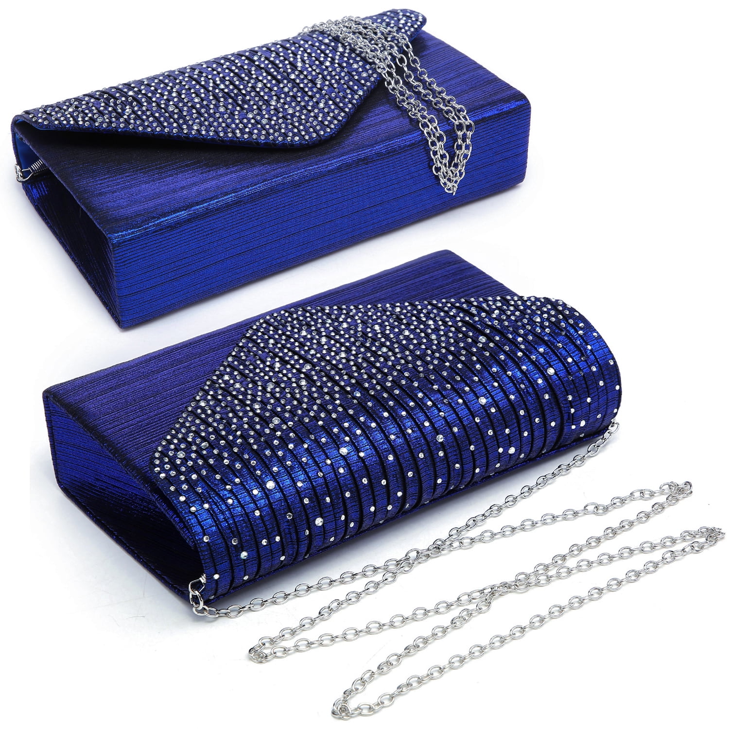Dasein Women's Evening Bags Envelope Handbag Party Prom Clutch Purse Shoulder Cross Body Bag