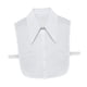thumbnail image 4 of Blusa creativa desmontable con cuello falso para mujer, ideal para la noche de graduación. Blanco, 4 of 9