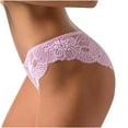 thumbnail image 6 of Babysbule Womens Underwear Women Sexy Cute Bowknot Design Crochet Full Lace Panties Low Waist Briefs, 6 of 8