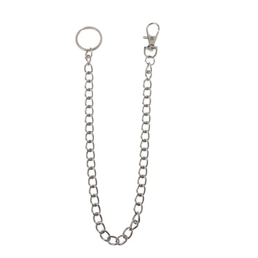 Men's Heavy Duty Metal Wallet Chain – Biker Trucker Key Chain With Thorn Ring