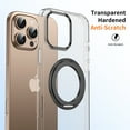 thumbnail image 3 of Magnetic 360° Rotation Ring Stand for iPhone 14 Pro Max Case, Military Drop Protection, Compatible with MagSafe, Non-Yellowing, With Kickstand,Shockproof Anti-fall Phone Case Cover,Black, 3 of 13