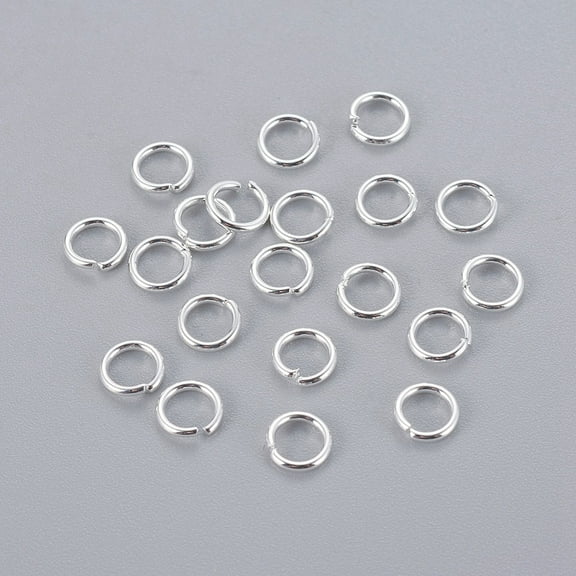 500pcs 304 Stainless Steel Jump Rings Open Jump Rings Silver color 20 Gauge 7x0.8mm Inner Diameter: 5.5mm