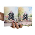 thumbnail image 3 of Happy Mother's Day Newfoundland with Sweets and Flowers at a Picnic Travel Passport Wallet Newfie Dog Lover Gifts PU Leather Passport Holder Cover - 13005, 3 of 5