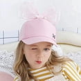 thumbnail image 4 of lavio Baseball Cap for Kids-Girls, Cotton/Polyester-Baby Pink, 4 of 5