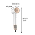 thumbnail image 3 of Tideway High Speed Hair Dryer Ionic Hair Dryer 110000Rpm Brushless Motor for Fast Drying Low Noise Thermo-Control Hot Cold Circulating Wind Hairdryer, 3 of 5