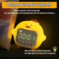 thumbnail image 3 of Cute Duck Alarm Clock Night Light, Children's Fun Duckling Wake Up Lamp, Alarm Clock, Sleep Training Clock, Birthday Gift YH, 3 of 6