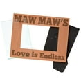 thumbnail image 2 of ThisWear Mother's Day Gift Maw Maw's Love is Endless Natural Wood Engraved 4x6 Landscape Picture Frame Wood, 2 of 6