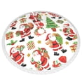 thumbnail image 3 of Faldas para árbol de Navidad de 30 pulgadas con texto "Merry Christmas", tapete para árbol de Navidad para vacaciones de invierno, falda para árbol de Navidad para decoraciones navideñas rústicas, 3 of 8